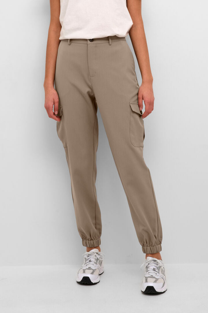 KAFFE 'Emma' Pants (Black/Brindle)