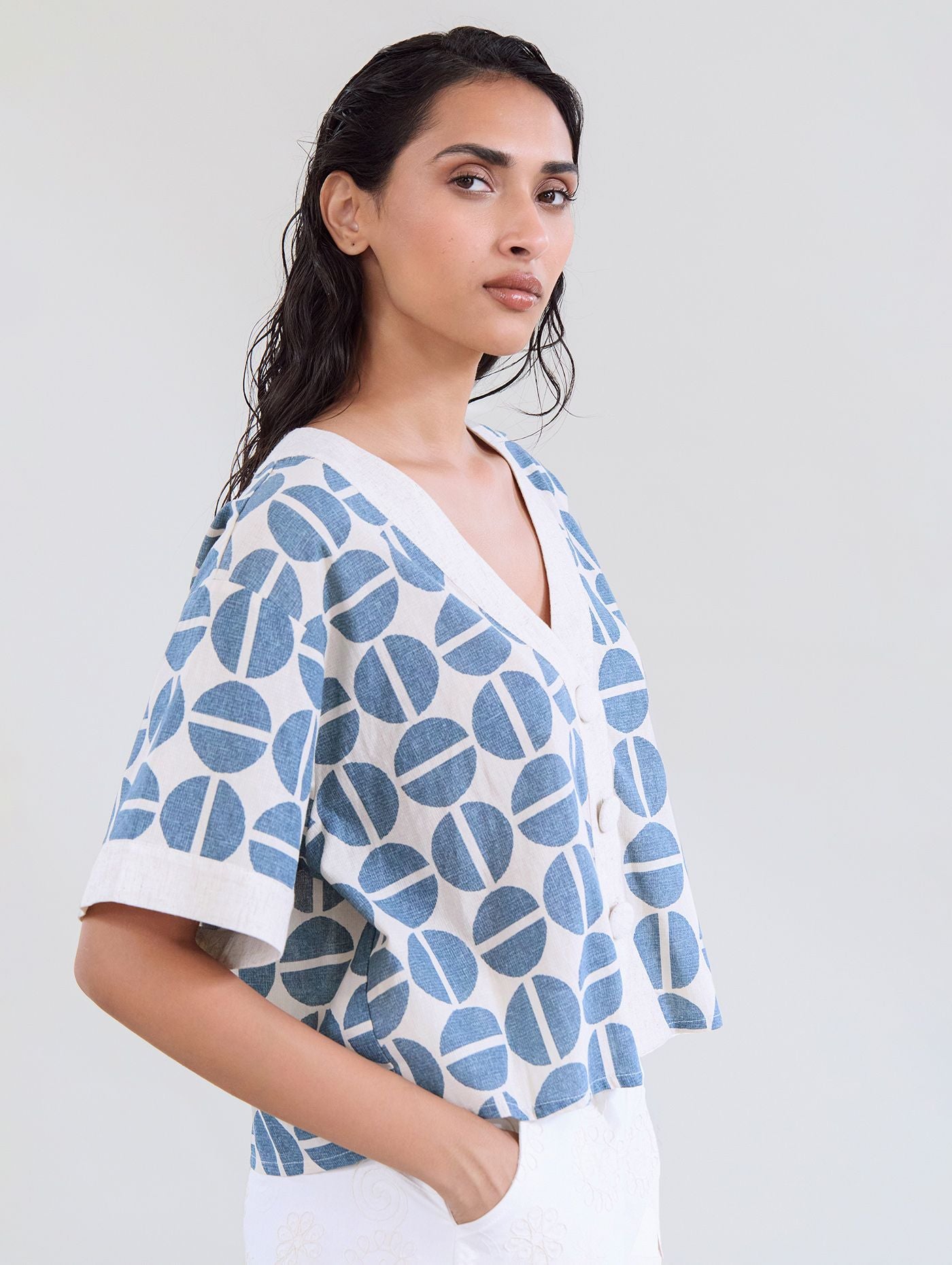 SKATIE "S05B106DPB Blouse" (Delph Blue)