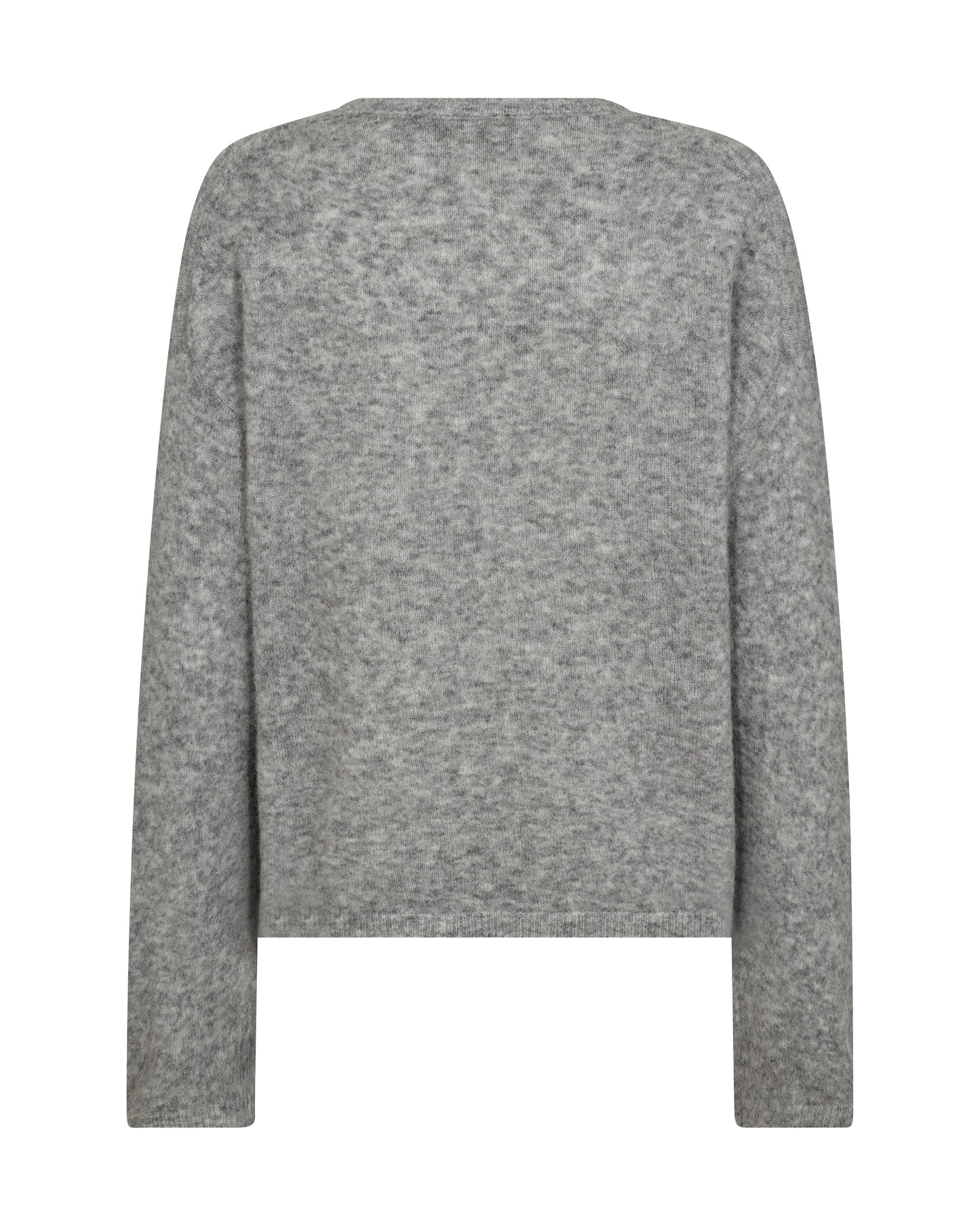 MOS MOSH "MMMape O-Neck Knit" (Scarab/Grey Melange/Brunnera Blue)