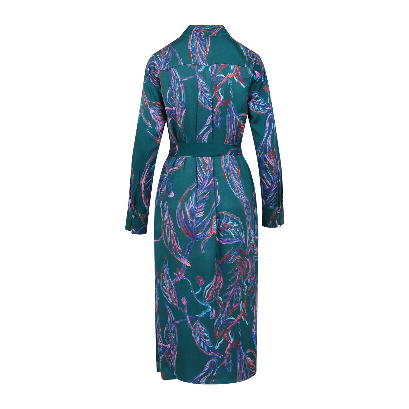 COSTER COPENHAGEN 'Multi Leaves' Dress ( Green Multi)