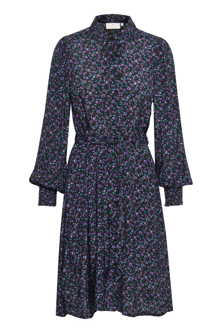 KAFFE 'Pollie Oline' Short Dress (Heliotrope Flower)