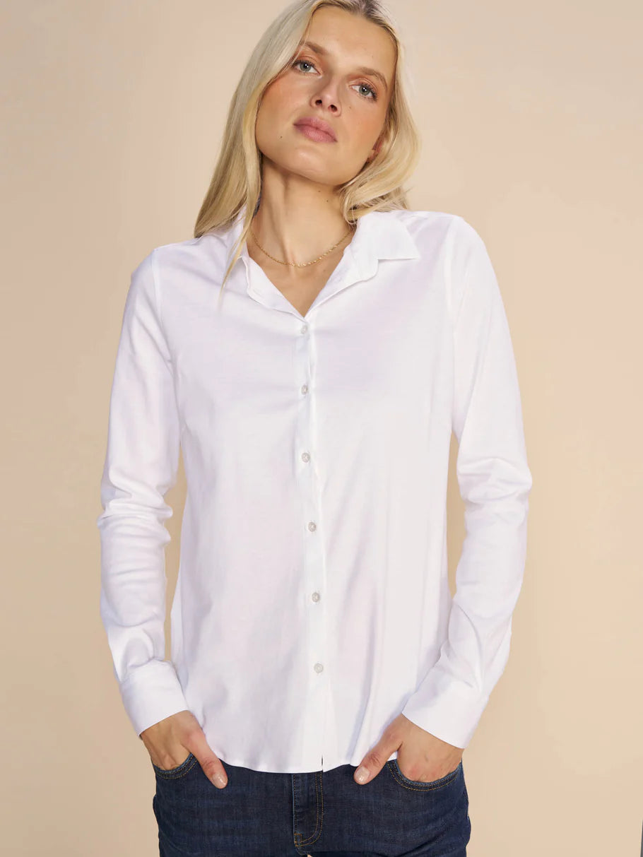 MMTina blouse shirt in jersey fabric, by Mos Mosh