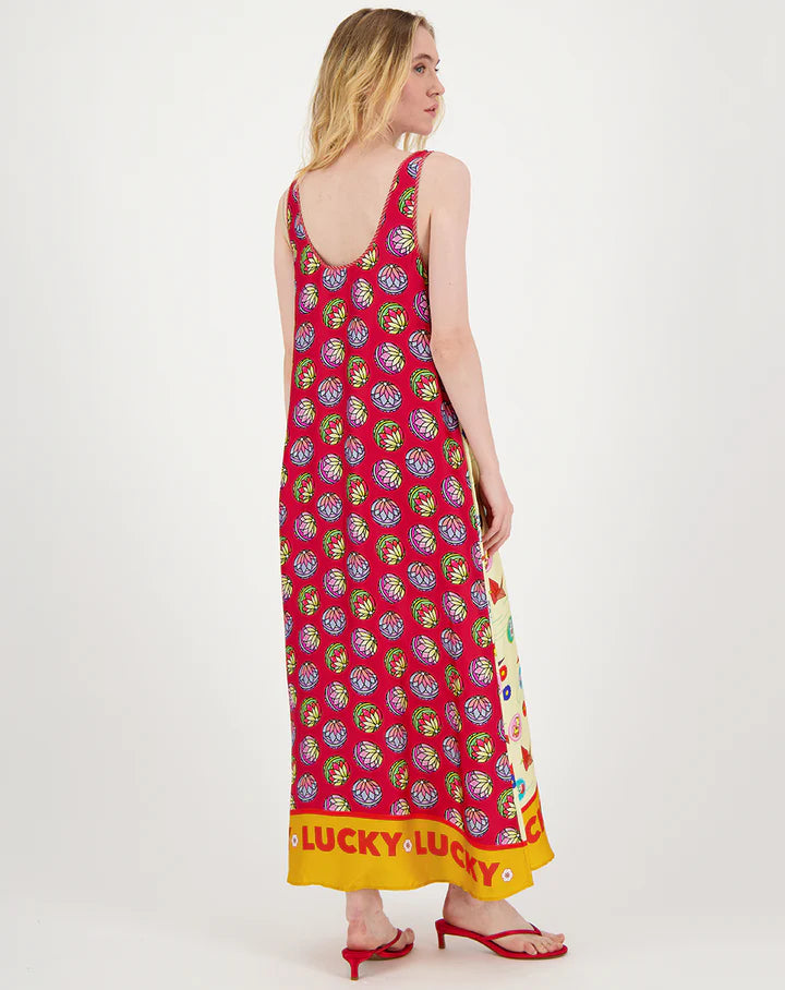 ME369 "Allison Sleeveless Dress Summer" (Pura Vida/Lucky Me)