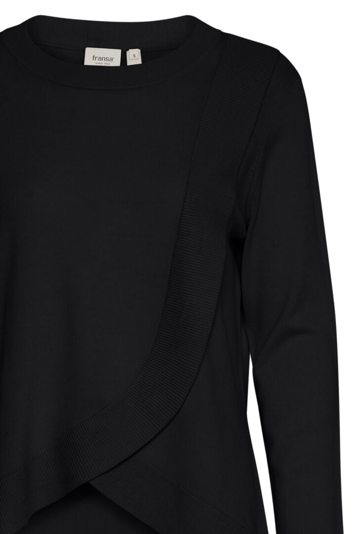 FRANSA 'FRAlma' Knit (Birch/Black)