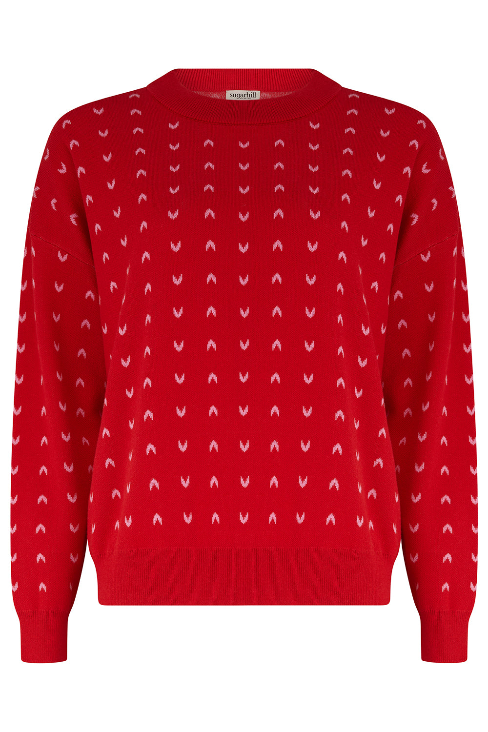 SUGARAHILL "Andi Jumper" (Red Mini Hearts)