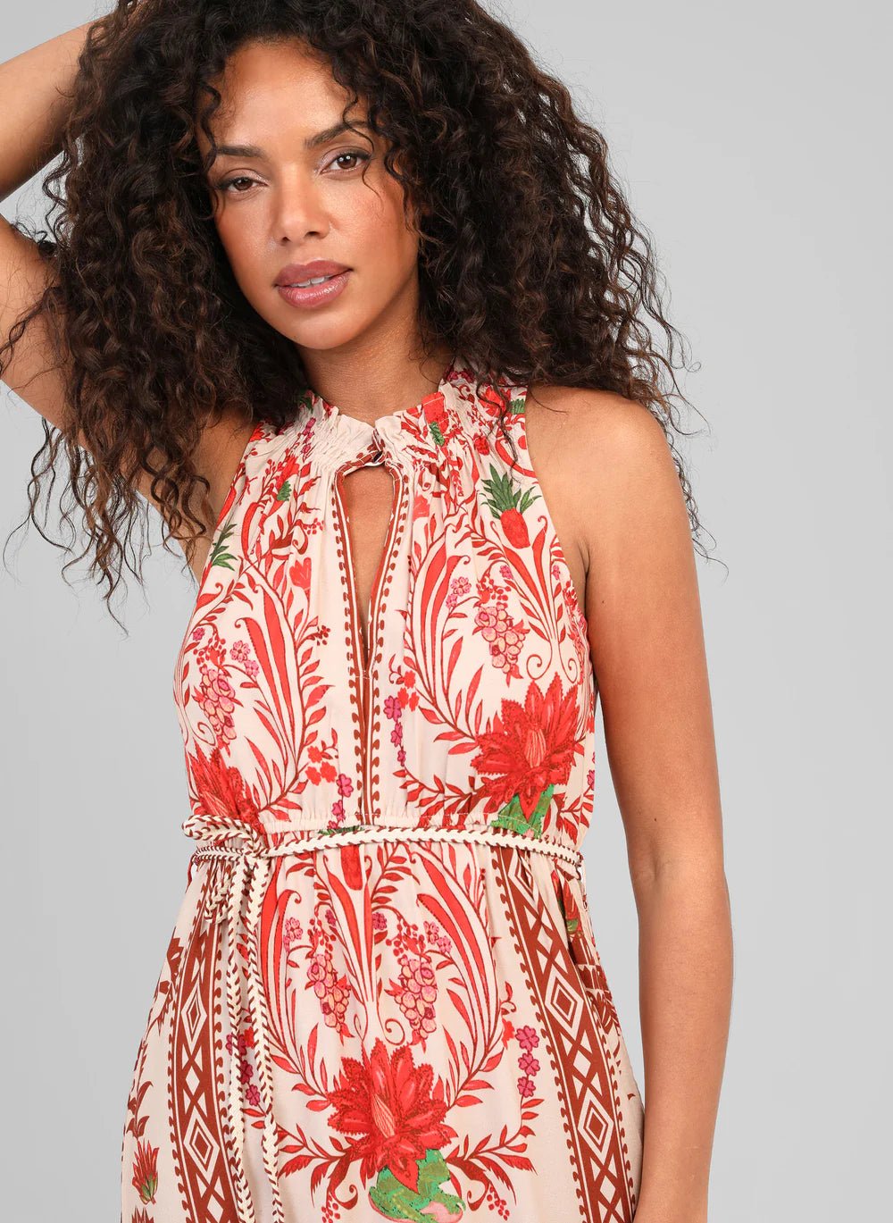 AN'GE "Olucia Dress" (Tilana Rouge) - ClobR