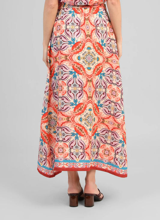 AN'GE "Rithana Skirt" (Folka Corail) - ClobR