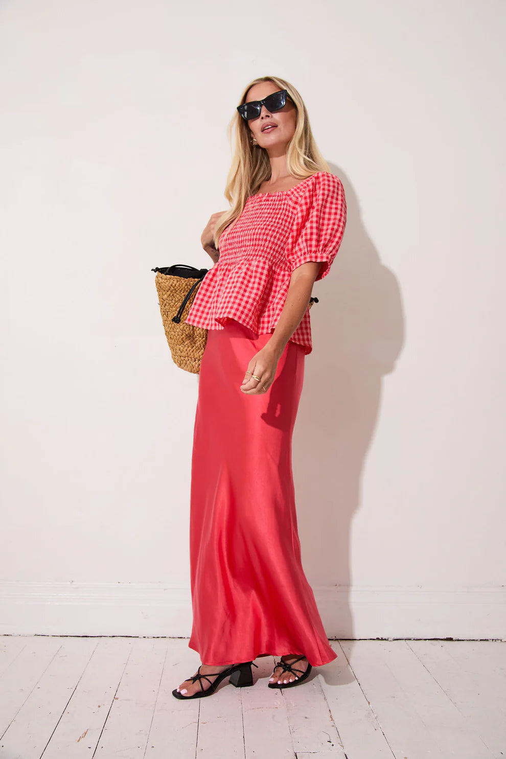 FIKA "Angel Skirt" (Cobalt Blue/Red)