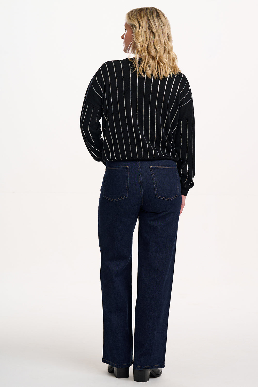 SUGARHILL "Anjali Sequin Jumper" (Black)
