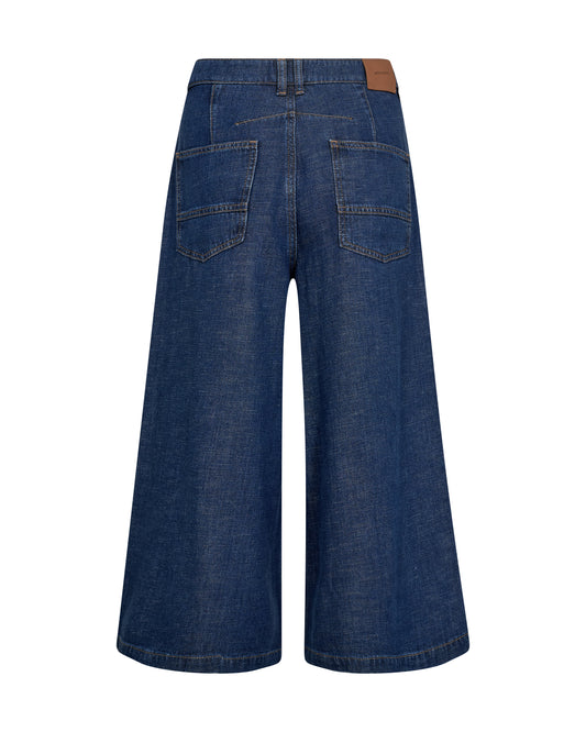 MOS MOSH "MMCulotte Arge Jeans" (Dark Blue Cropped)