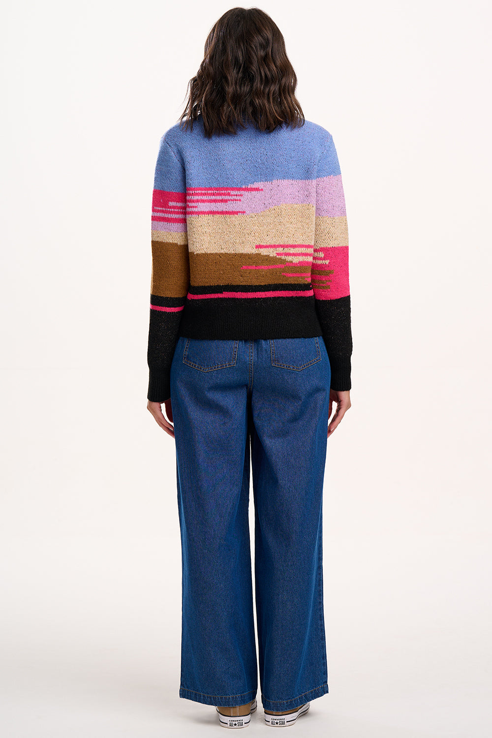 SUGARHILL "Asher Jumper" (Multi Abstract Landscape)