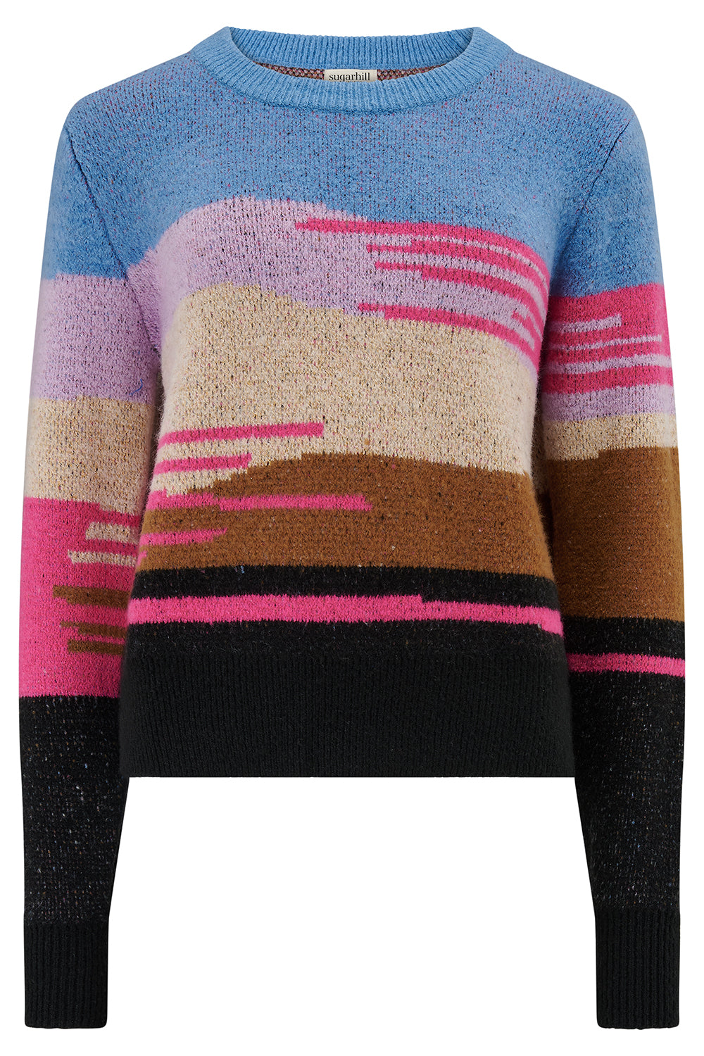 SUGARHILL "Asher Jumper" (Multi Abstract Landscape)