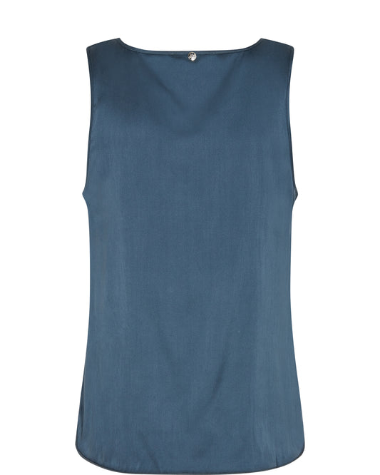 MOS MOSH "MMAstrid Silk Tank" (Navy)