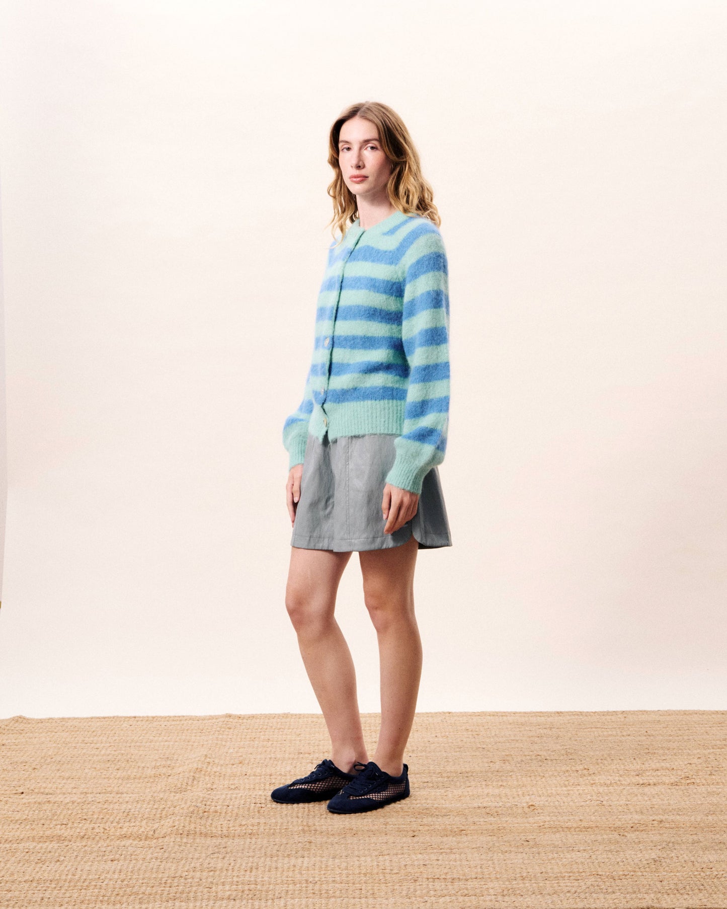 FRNCH "Azure Cardigan" (Bleu Azure)