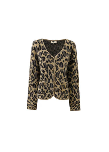 FRNCH "Begonia Cardigan" (Leopard)