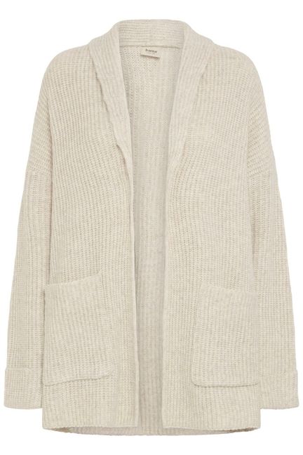 FRANSA "FRBeverly Cardigan" (Oatmeal melange/Meteorite)