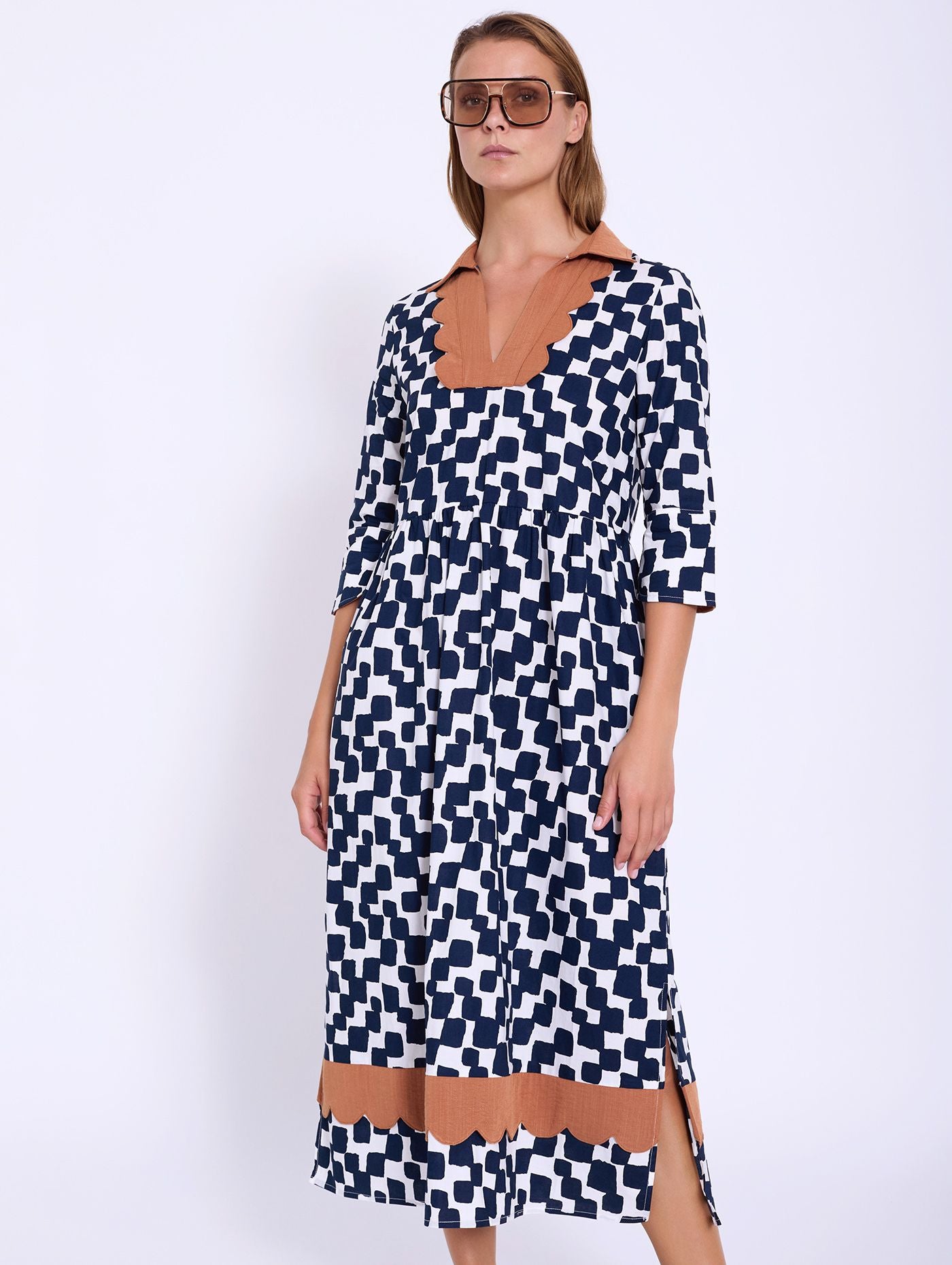SKATIE "S05V116NVY Dress" (Navy)