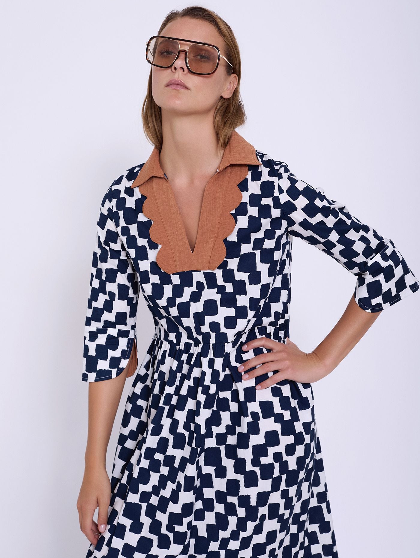 SKATIE "S05V116NVY Dress" (Navy)