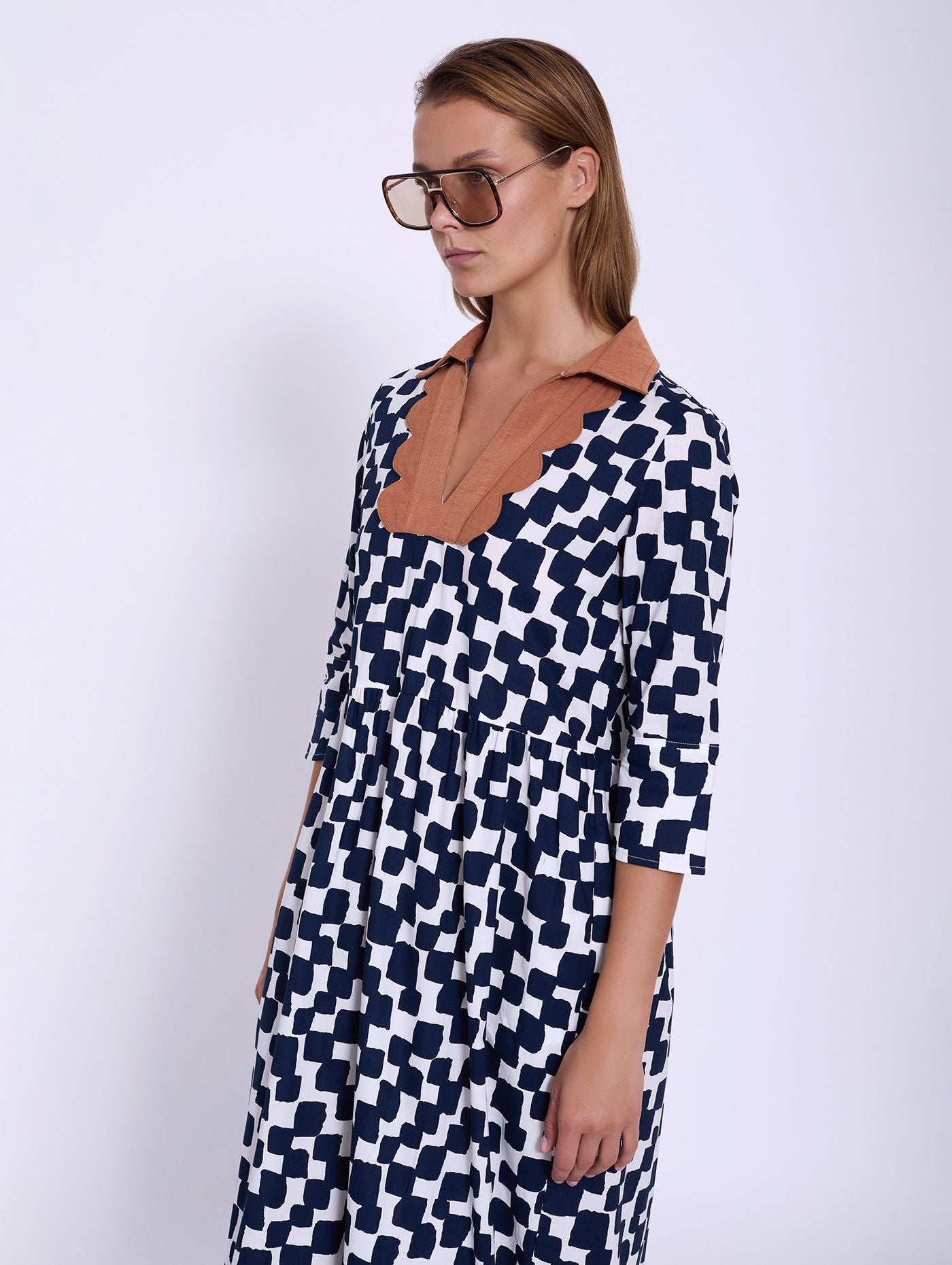 SKATIE "S05V116NVY Dress" (Navy)