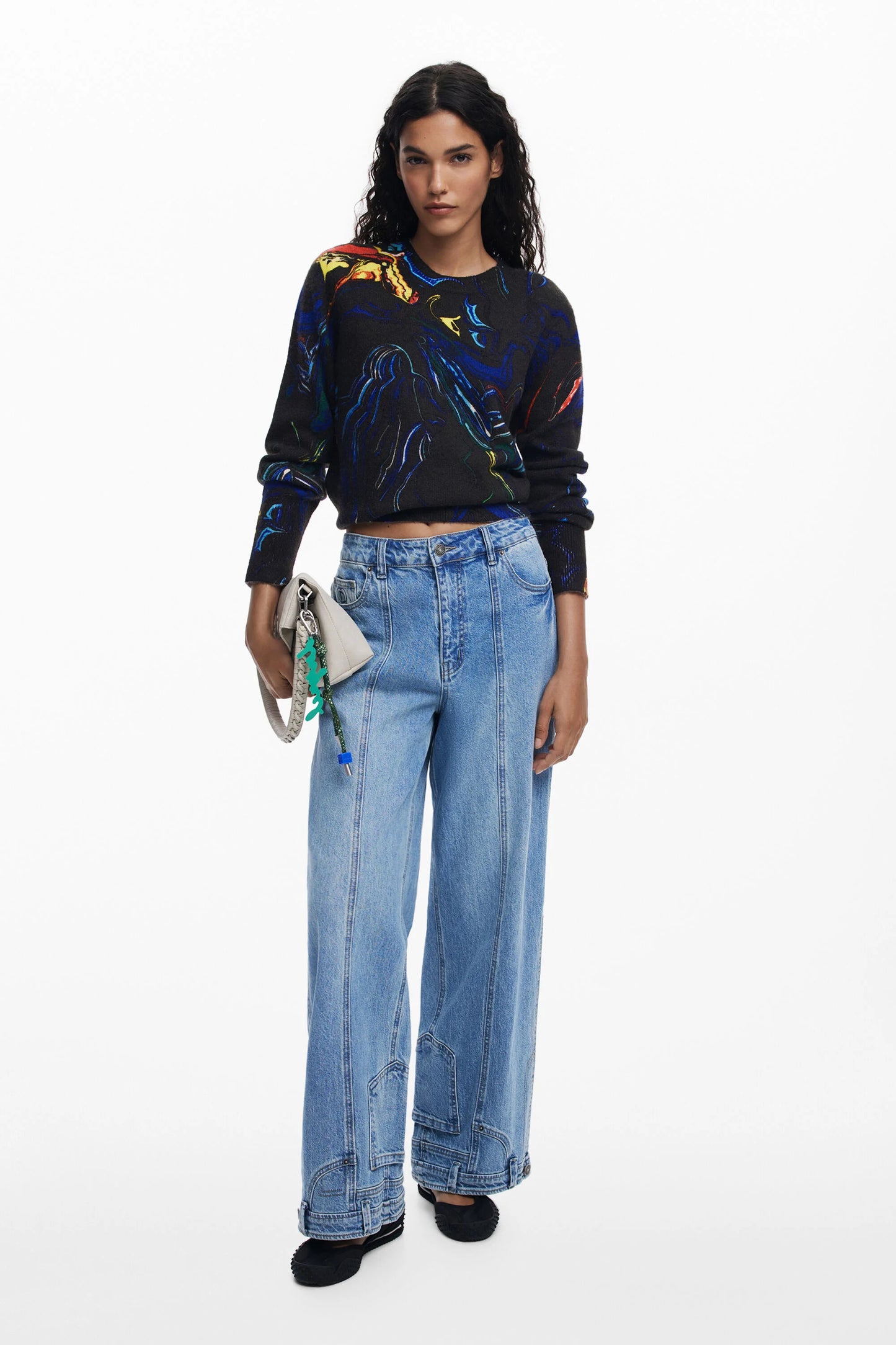 DESIGUAL "Butterfly Lacroix Jumper" (Black)
