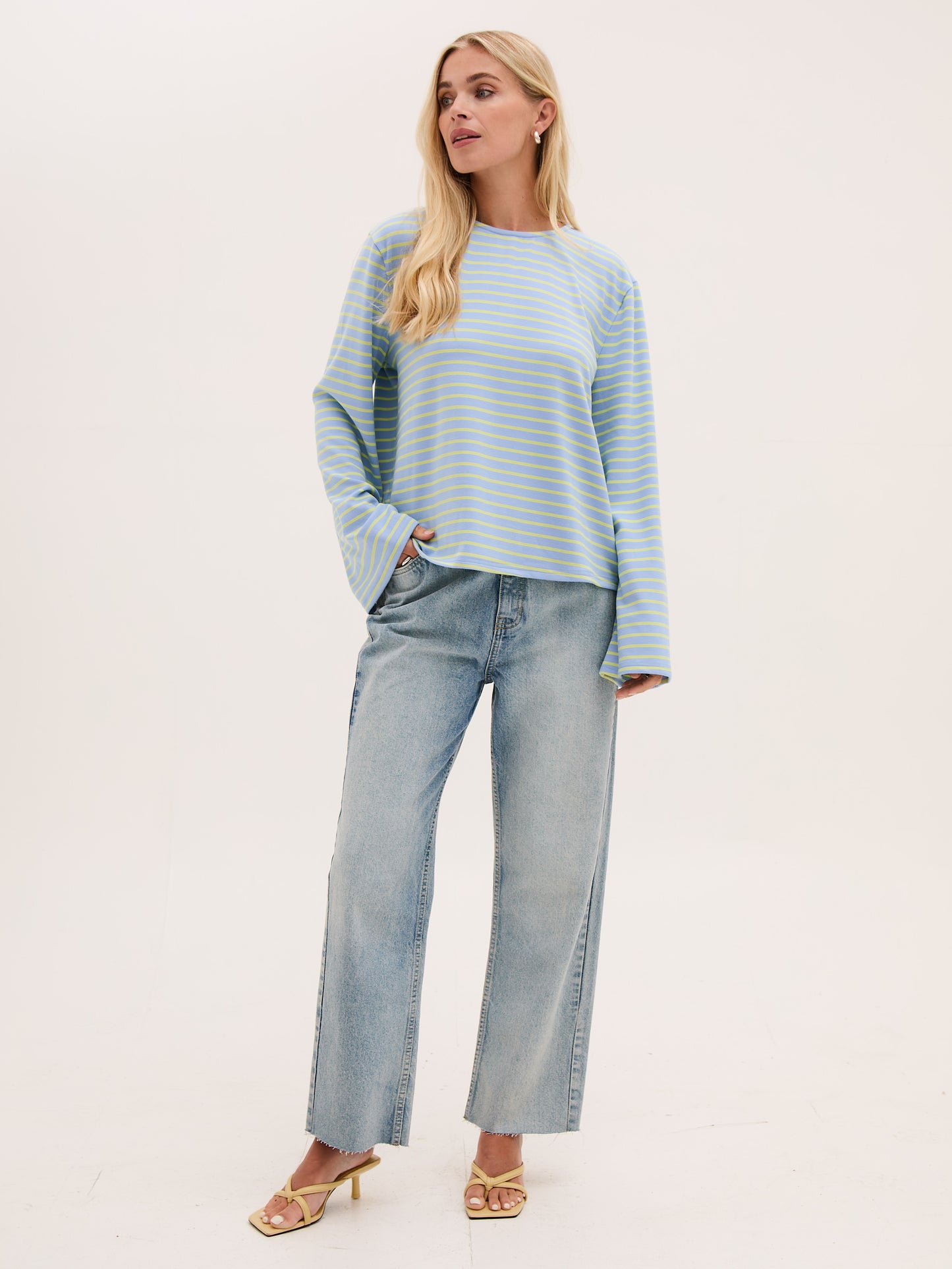 FIKA "Celine T Shirt" (Blue & Yellow"