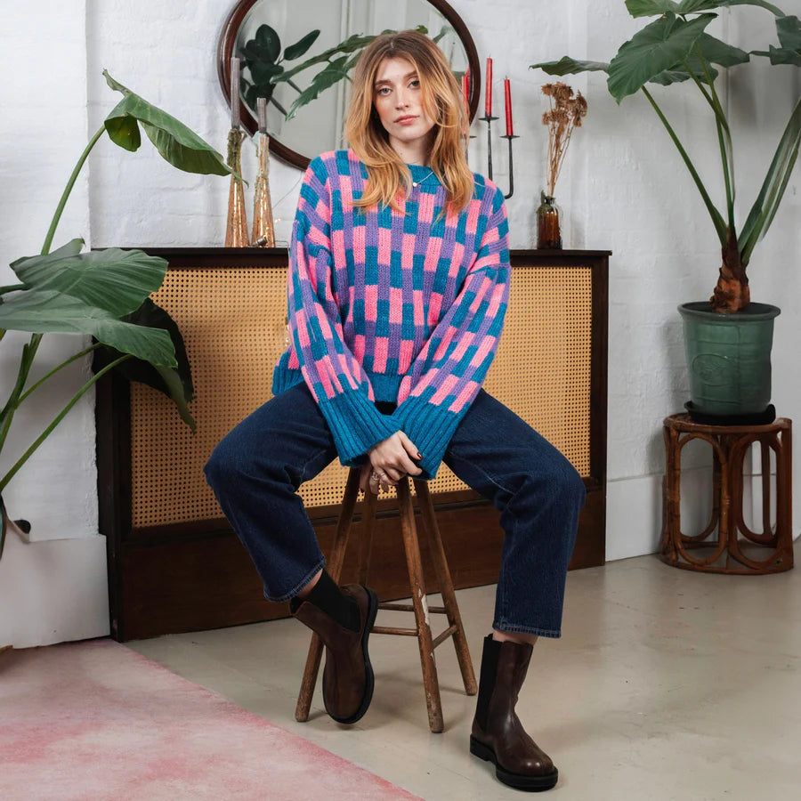 CARA AND THE SKY "Charlotte Jumper" (Teal)