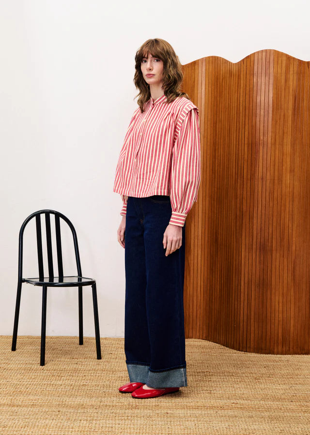 FRNCH "Choupette Blouse" (Rouge)