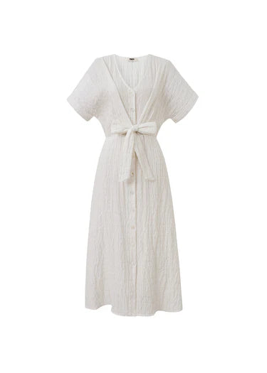 FRNCH "Chryslaine Dress" (Creme)