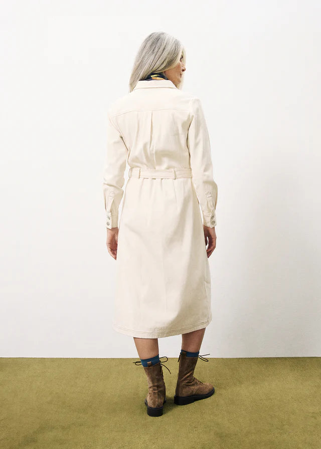 FRNCH "Clotilda Dress" ( Cream)