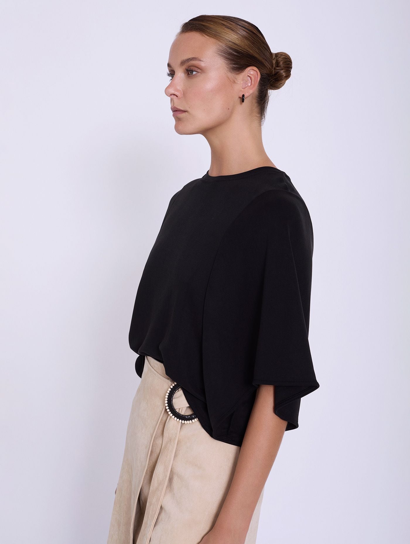 SKATIE "S02T41BLK T Shirt" (Black)