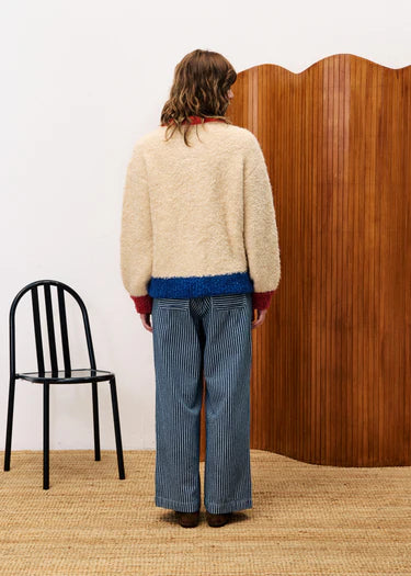 FRNCH "Cyclamen Cardigan " (Creme)