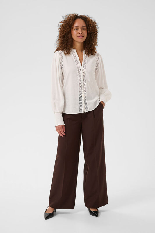KAFFE "KADelia Shirt" (Chalk)