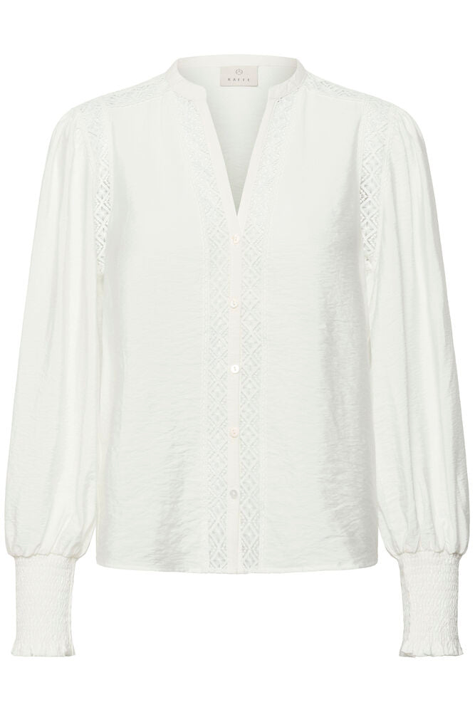 KAFFE "KADelia Shirt" (Chalk)