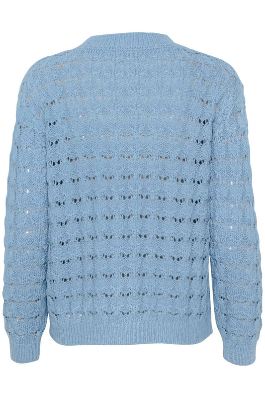 KAFFE 'Elena' jumper (Faded Denim/Gumdrop)