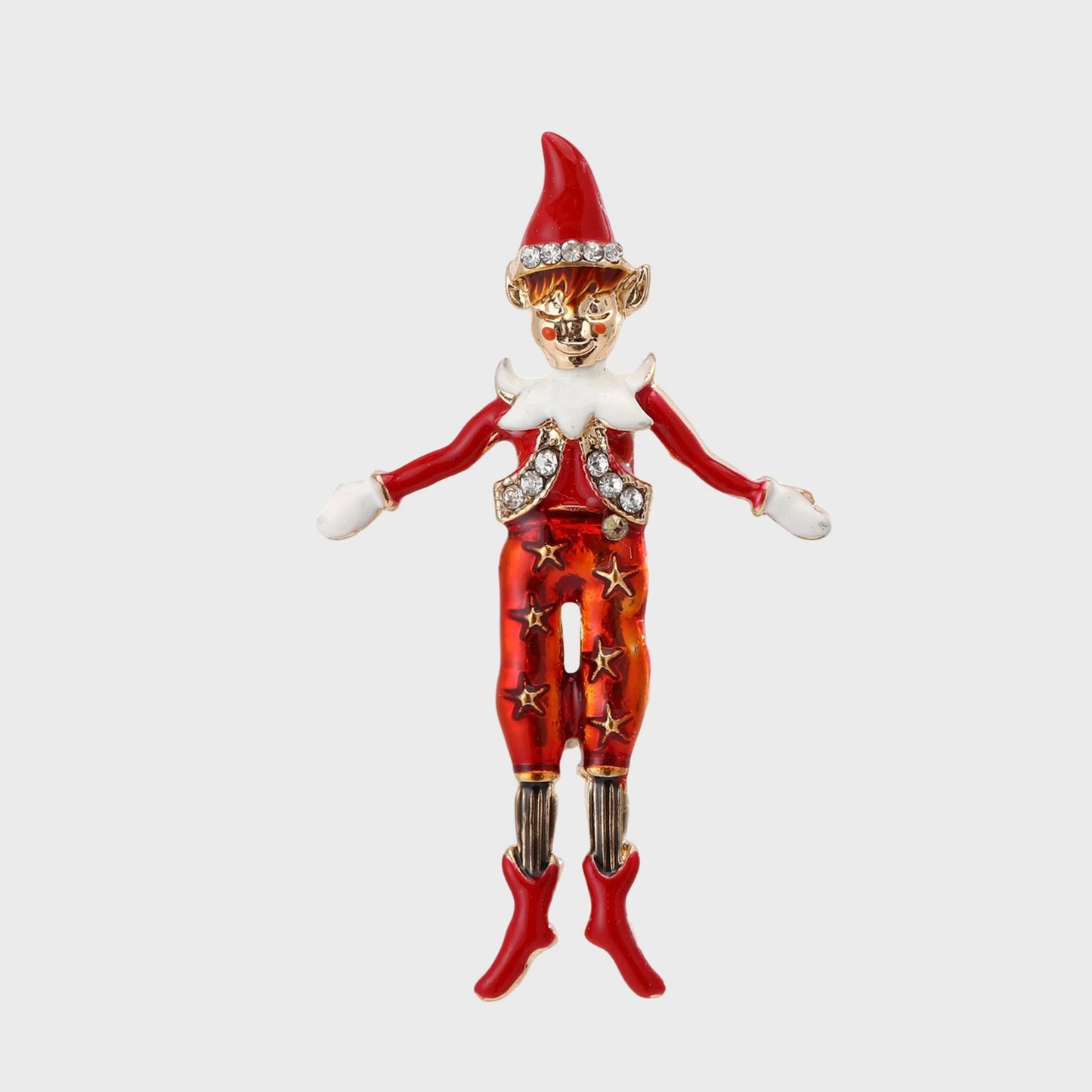 The stunning Elf shaped brooch perfect for the festivities.