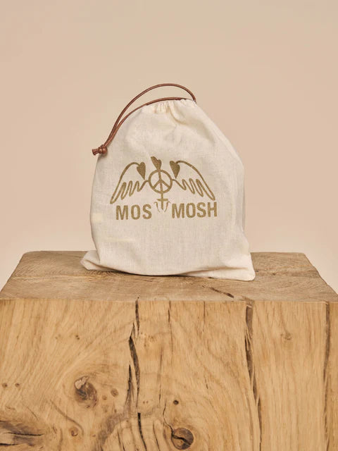 cow suede embossed belt by Mos Mosh
