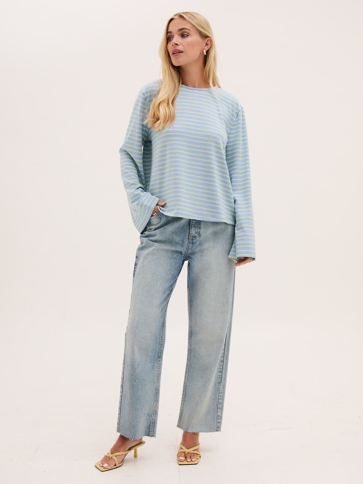 FIKA "Celine T Shirt" (Blue & Yellow" - ClobR