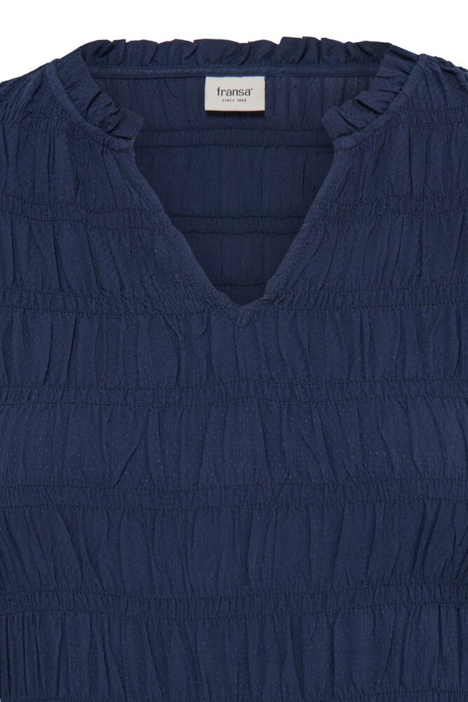 FRANSA "FRLalu Dress" (Navy) - ClobR