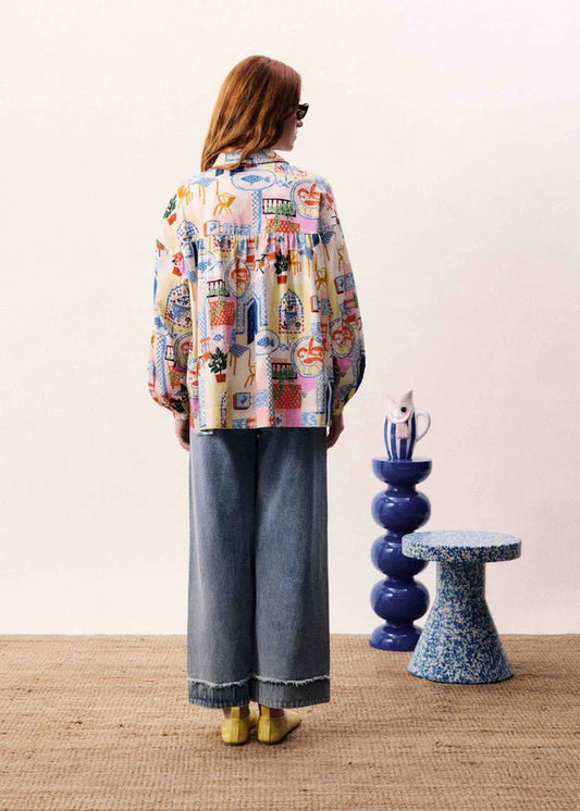 FRNCH "Topaze Blouse" (Bord De Leau) - ClobR