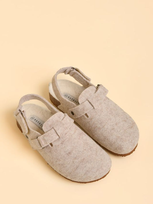 BRAKEBURN "Arctic Plush Slipper" (Cream)