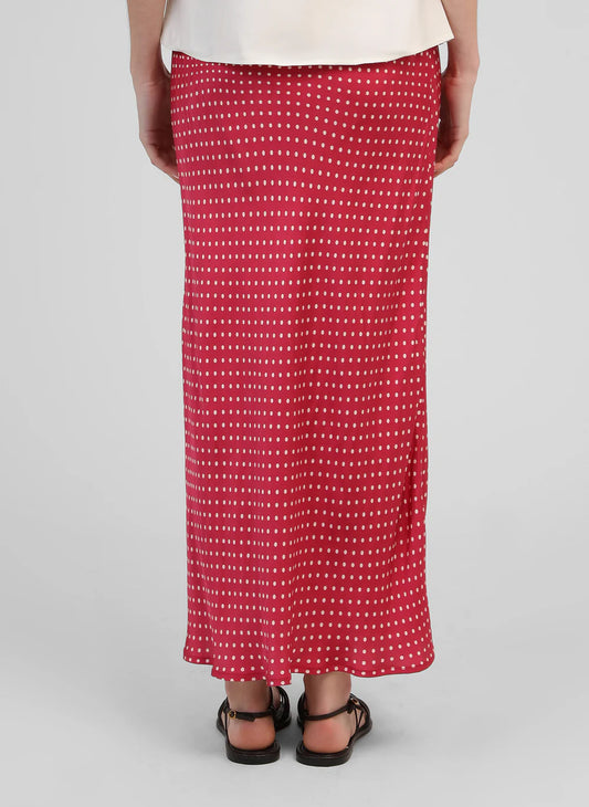 AN'GE "Galice Skirt" (Doriva Framboise)