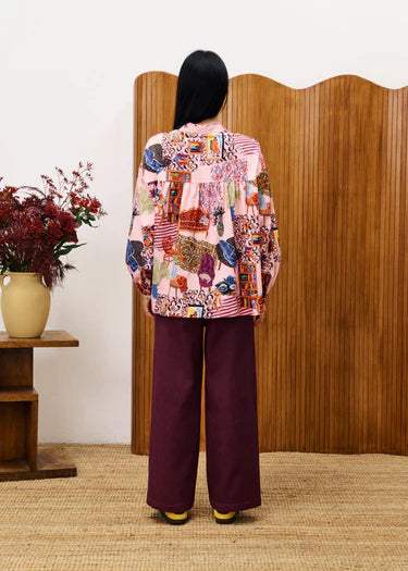 FRNCH "Gerbera Blouse" (Rose)