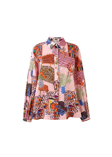 FRNCH "Gerbera Blouse" (Rose)