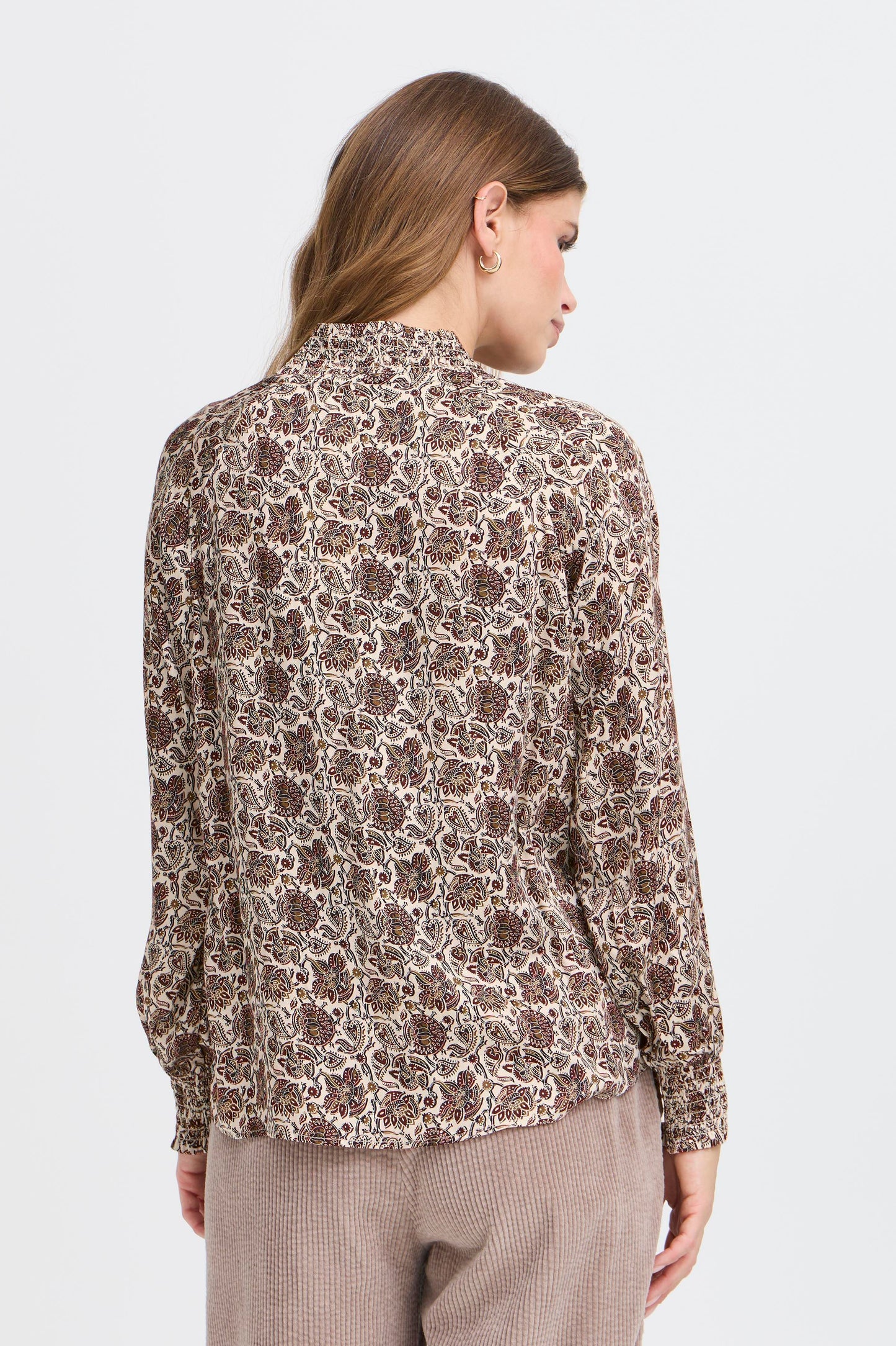 FRANSA "FRGladis Blouse" (Pumicesto)