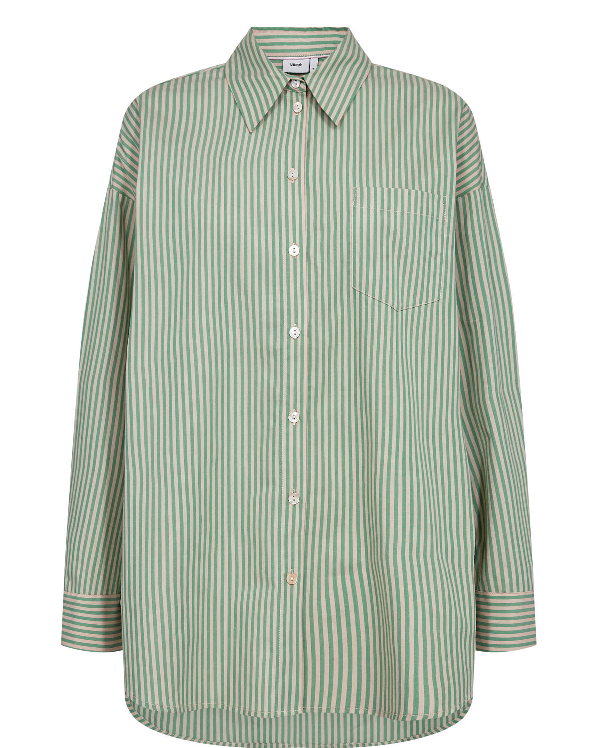 NUMPH "NUHailey Shirt" (Vibrant Green)
