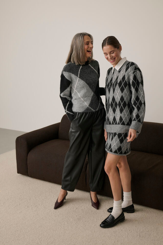 KAFFE "KAgrith Knit "(Grey Mel)
