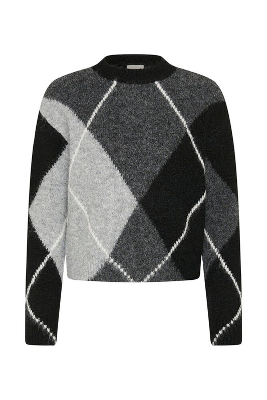 KAFFE "KAgrith Knit "(Grey Mel)