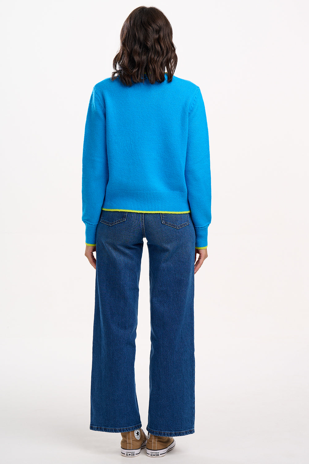 SUGARHILL "Helena Jumper " (Electric Blue with Contrast Tipping)
