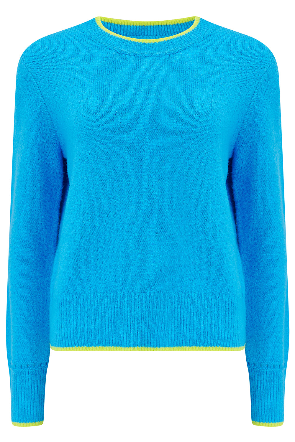 SUGARHILL "Helena Jumper " (Electric Blue with Contrast Tipping)