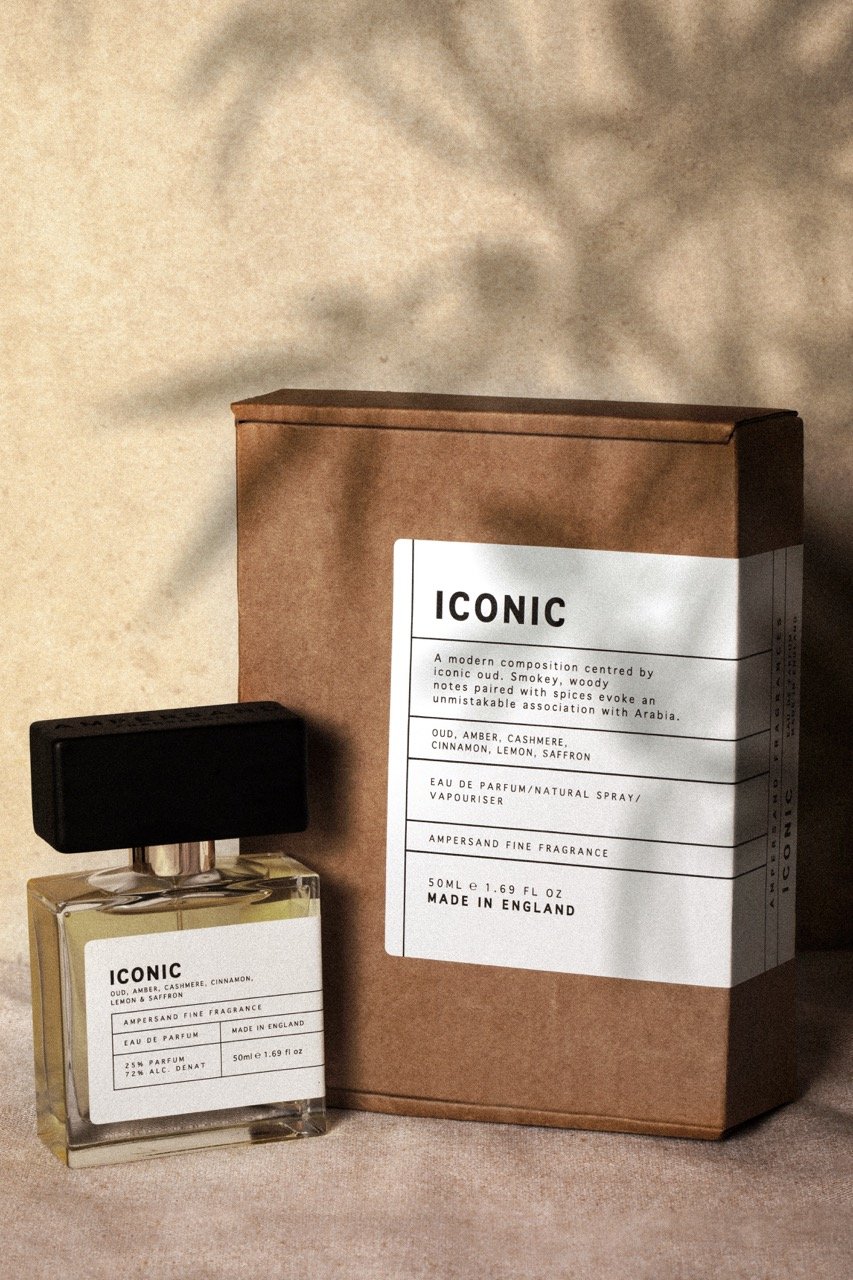 The Iconic Oud. An intoxicating and alluring creation of crushed spices and aromatic woods. This smoky & spicy blend is so complex and intense, it’s Iconic.